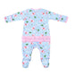 Merry Unicorn Print Ruffle Footie - Magnolia BabyFootie