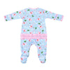 Merry Unicorn Print Ruffle Footie - Magnolia BabyFootie