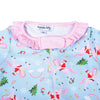 Merry Unicorn Print Ruffle Zip Footie - Magnolia BabyFootie