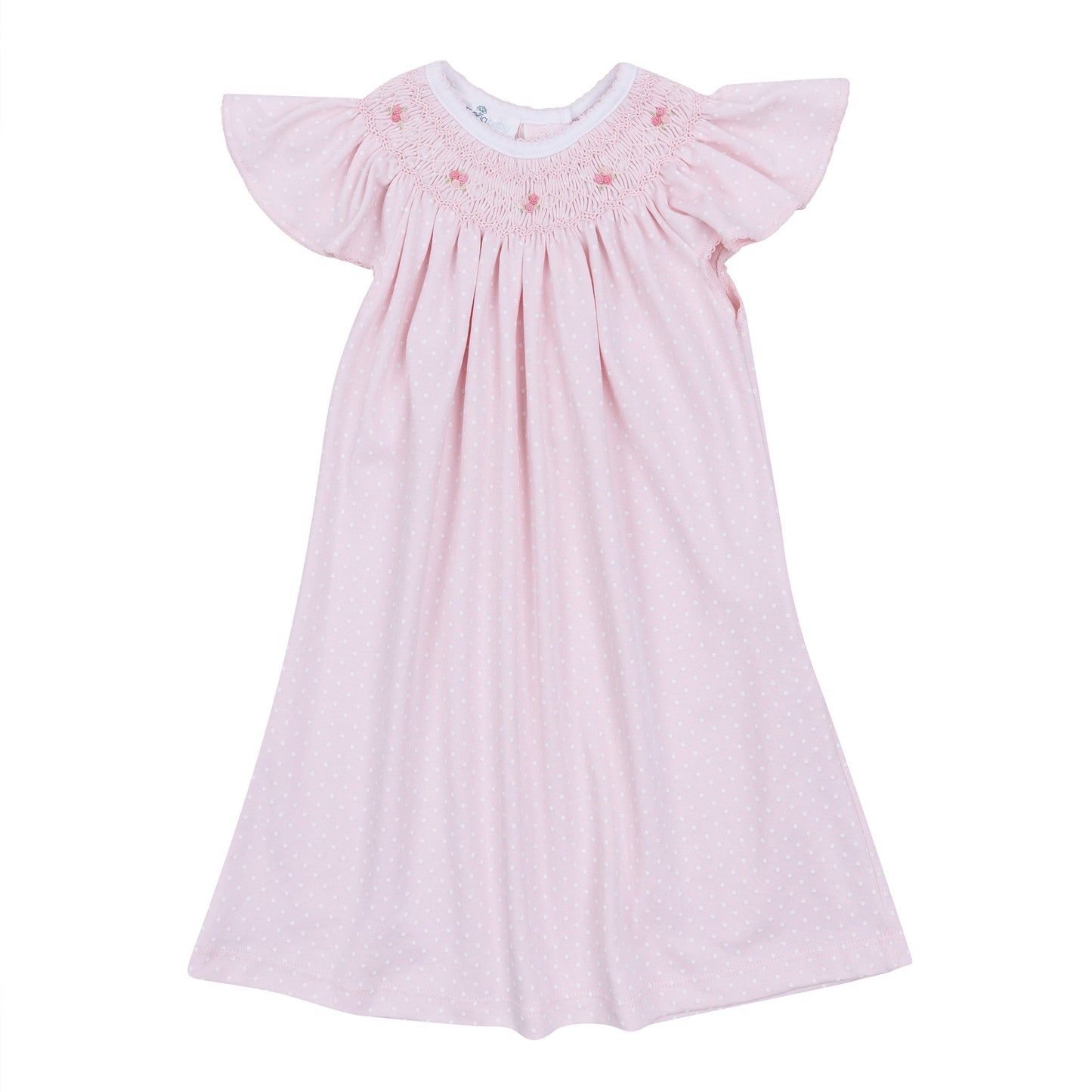 Mia's Classics Bishop Short Sleeve Dress - Pink - Magnolia BabyDress