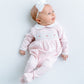 Mia's Classics Smocked Footie - Pink - Magnolia BabyFootie