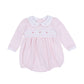 Mia's Classics Smocked Long Sleeve Bubble - Pink - Magnolia BabyBubble