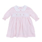 Mia's Classics Smocked Long Sleeve Dress - Pink - Magnolia BabyDress
