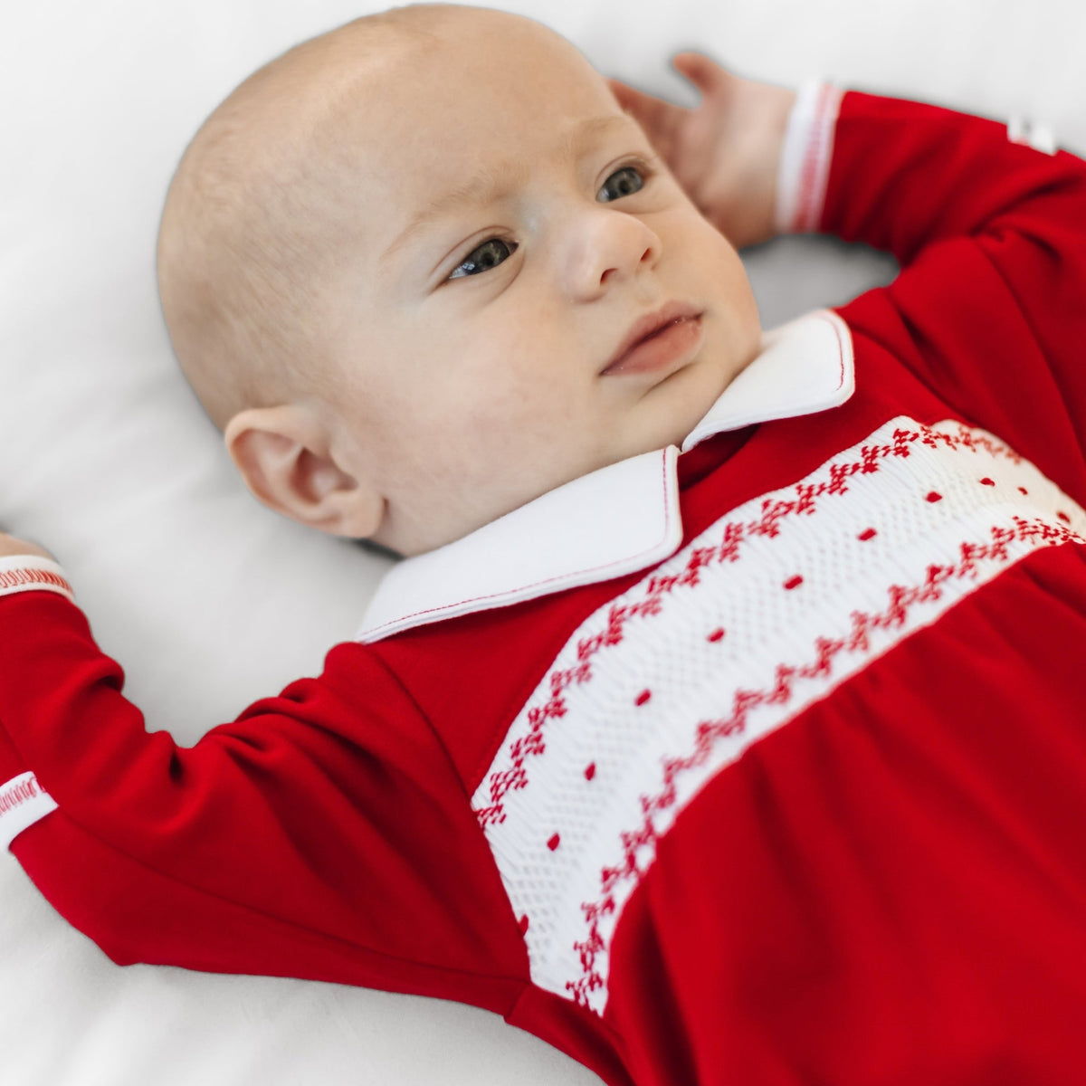 Magnolia Baby_Miles Smocked Footie_3