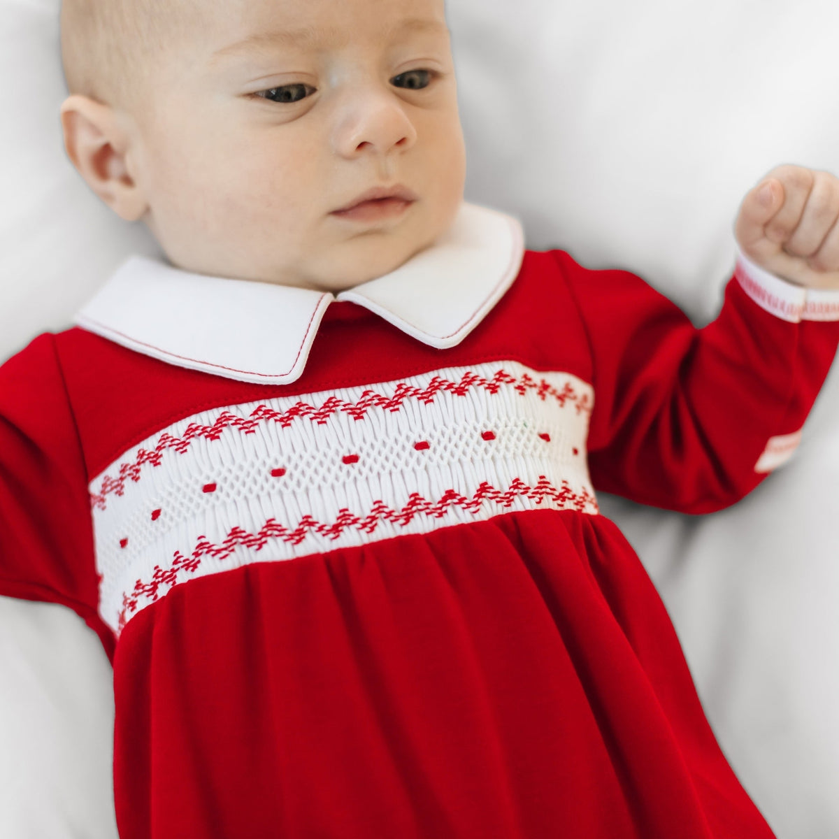 Magnolia Baby_Miles Smocked Footie_5