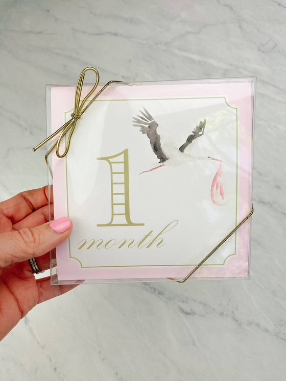 Milestone Cards - Classic Girl - Magnolia BabyStationery