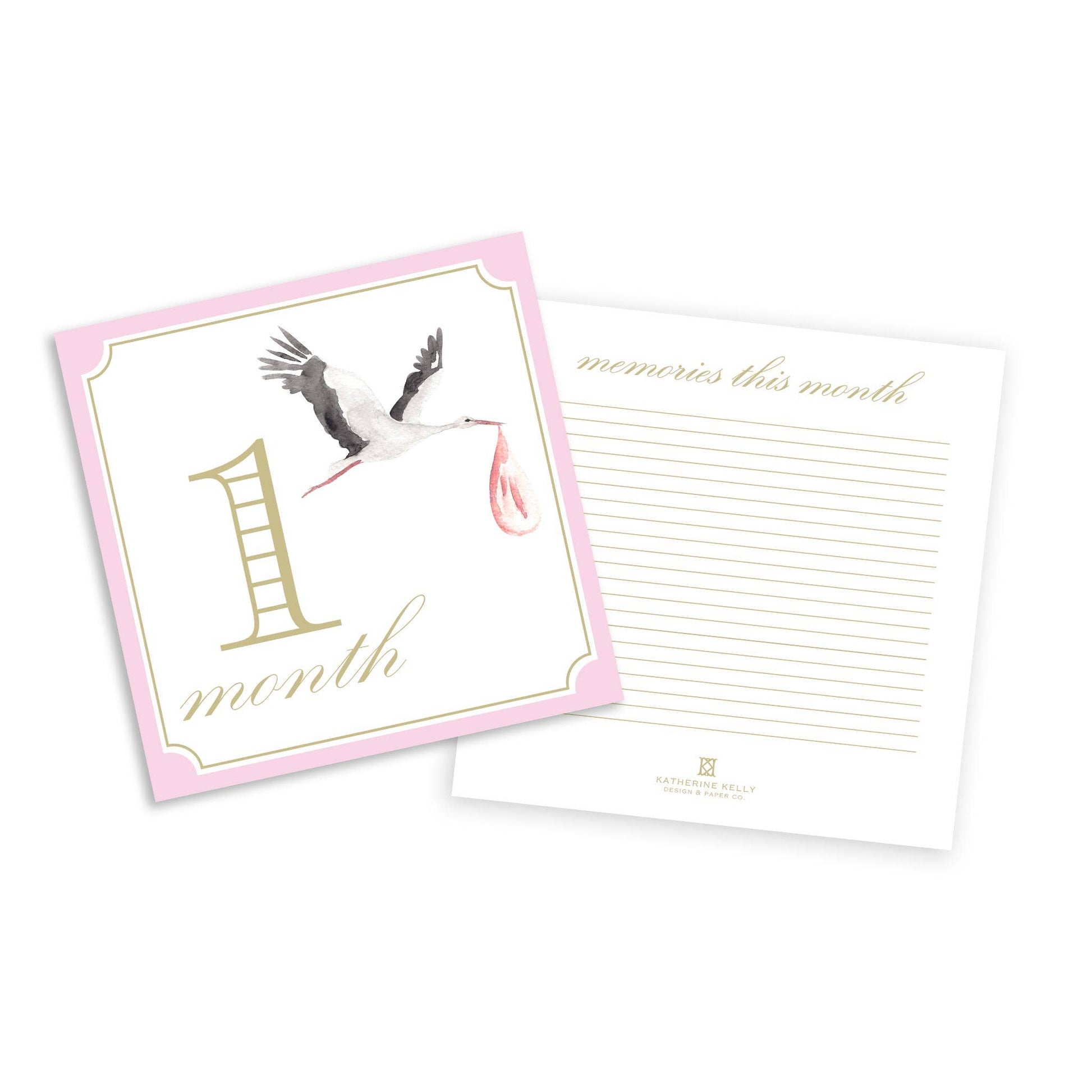 Milestone Cards - Classic Girl - Magnolia BabyStationery