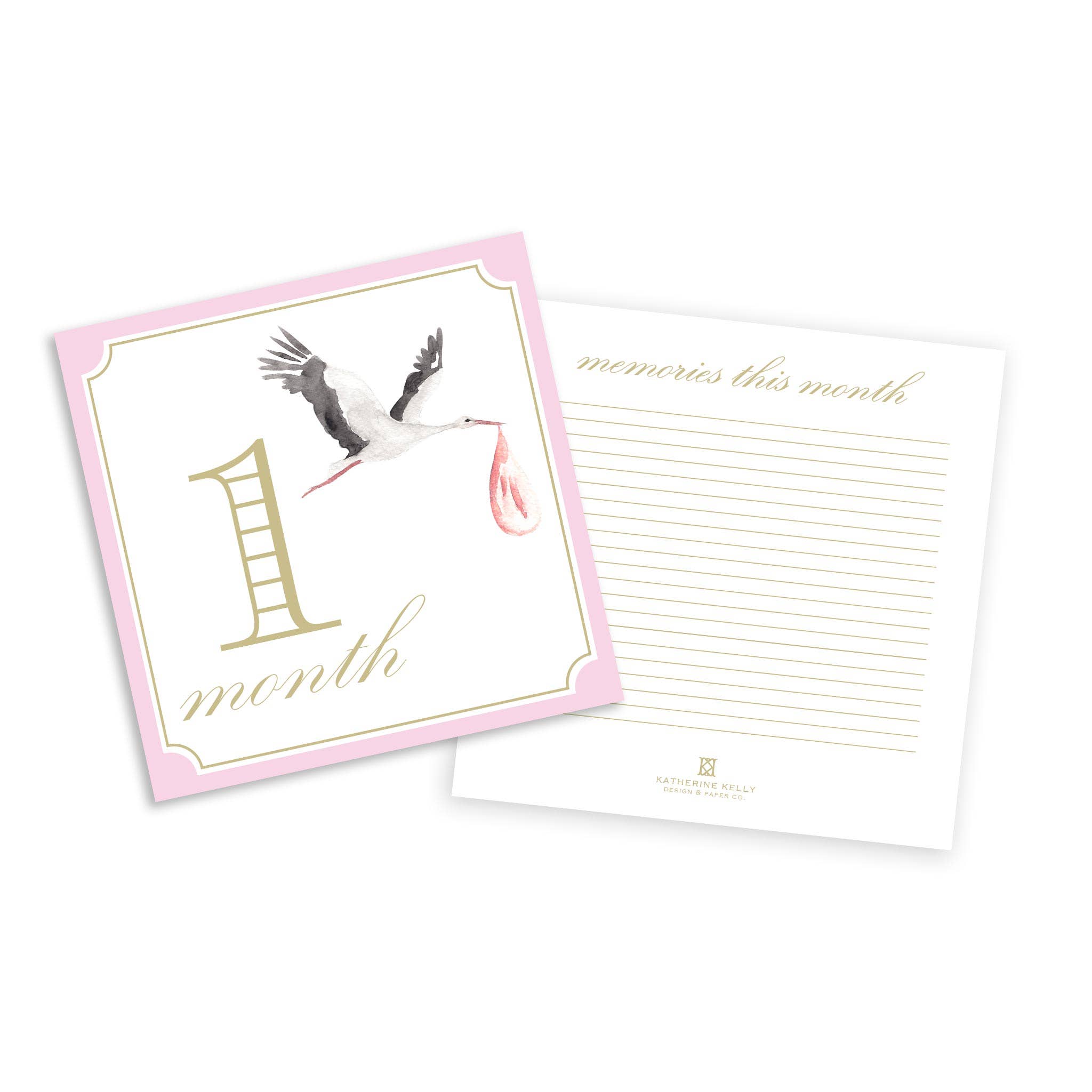 Milestone Cards - Classic Girl - Magnolia BabyStationery