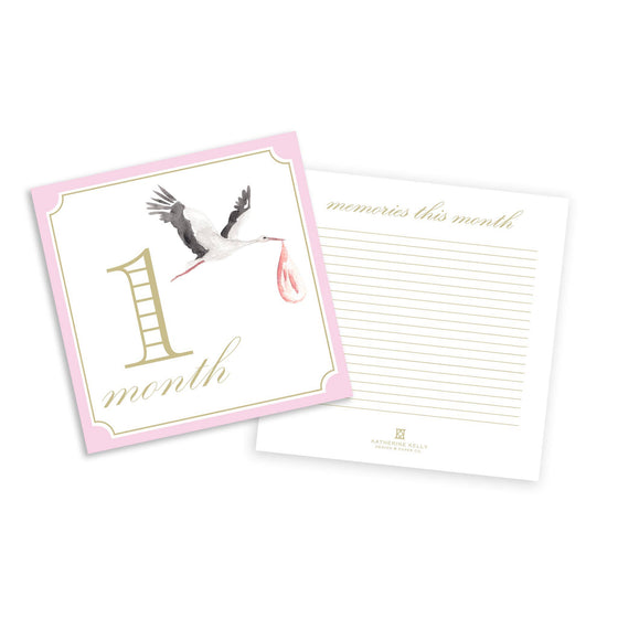 Milestone Cards - Classic Girl - Magnolia BabyStationery