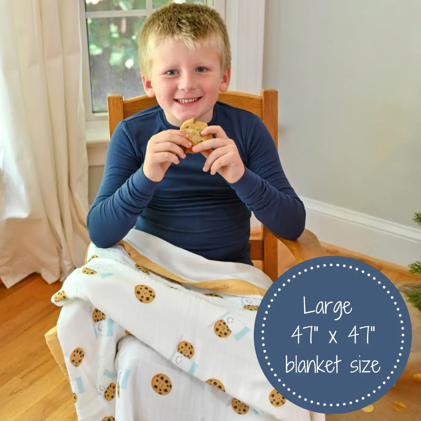 Milk & Cookies Muslin Quilt - Magnolia BabyQuilt