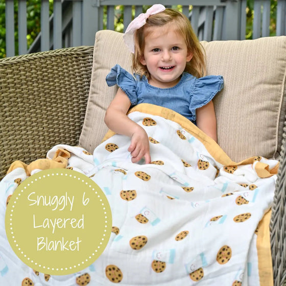 Milk & Cookies Muslin Quilt - Magnolia BabyQuilt