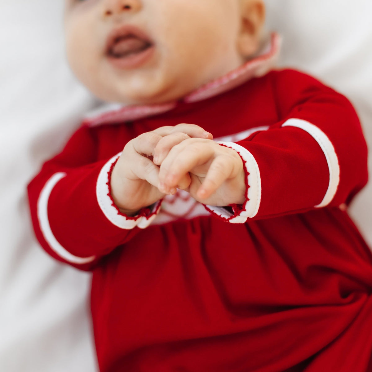 Magnolia Baby_Millie Smocked Footie_5