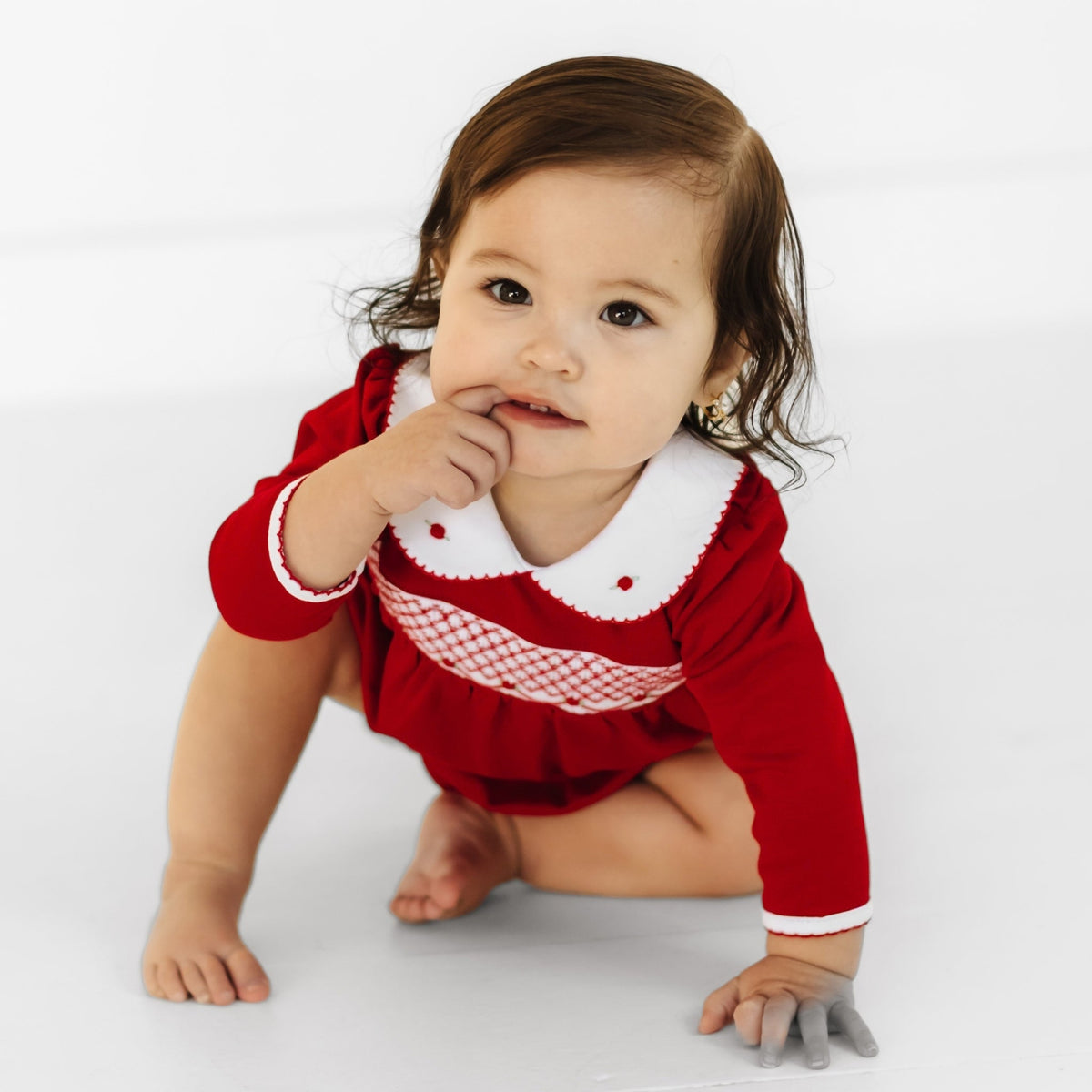 Magnolia Baby_Millie Smocked Long Sleeve Bubble_3