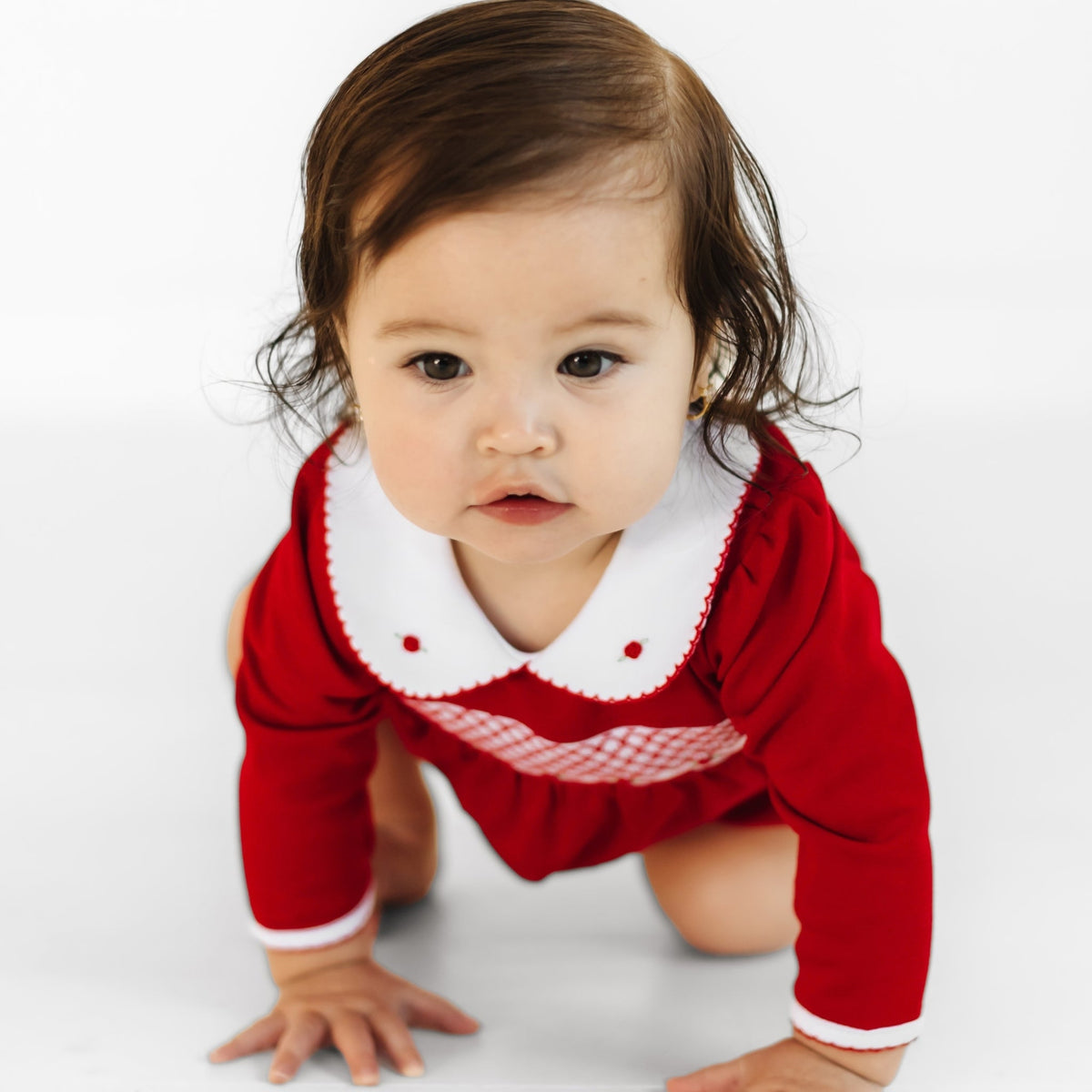 Magnolia Baby_Millie Smocked Long Sleeve Bubble_6