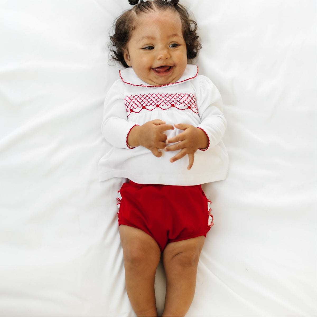 Magnolia Baby_Millie Smocked Ruffle Long Sleeve Diaper Cover Set_2
