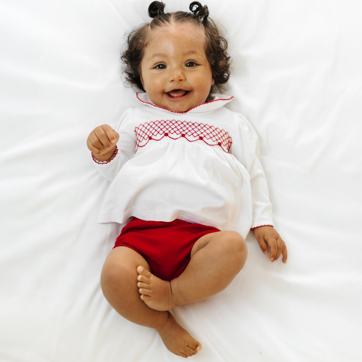 Magnolia Baby_Millie Smocked Ruffle Long Sleeve Diaper Cover Set_6