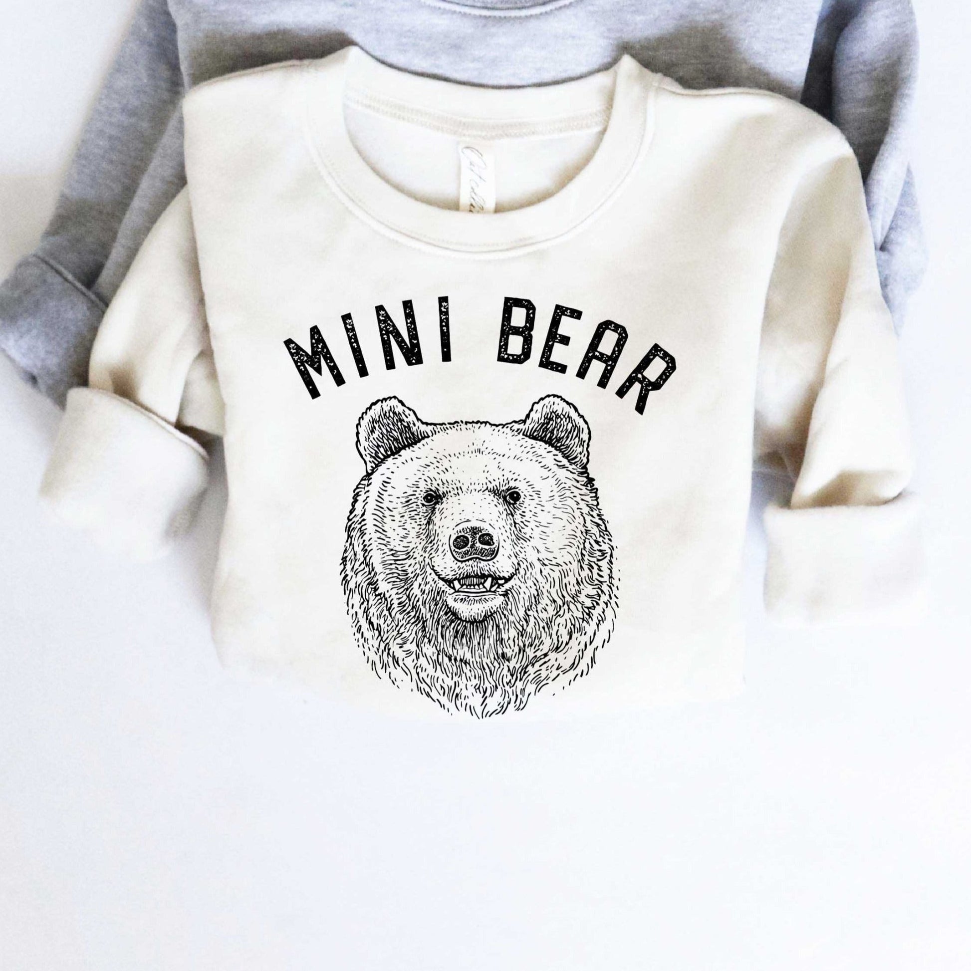 Mini Bear Sweatshirt - Magnolia BabyTop