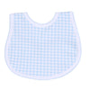 Mini Checks Bib - Blue - Magnolia BabyBib