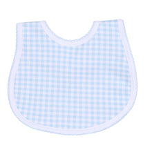  Mini Checks Bib - Blue - Magnolia BabyBib