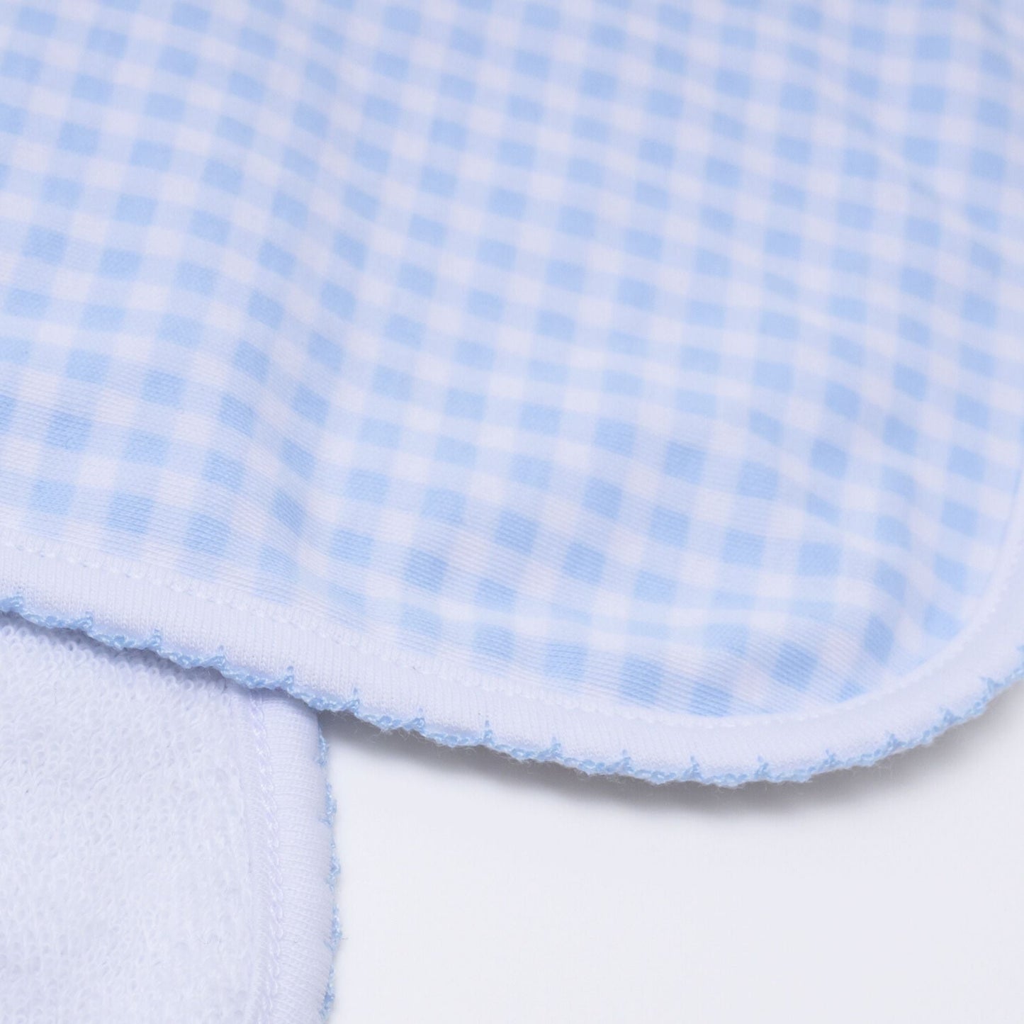 Mini Checks Burp Cloth - Blue - Magnolia BabyBurp Cloth