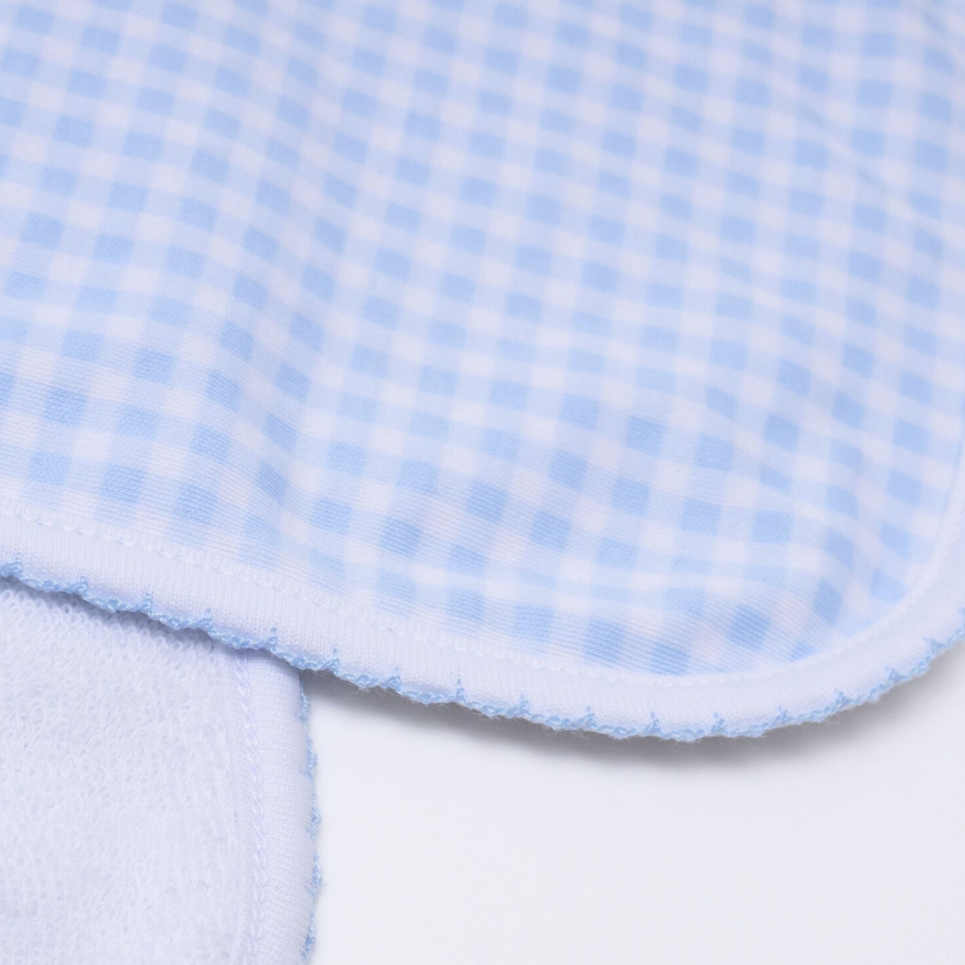 Mini Checks Burp Cloth - Blue - Magnolia BabyBurp Cloth