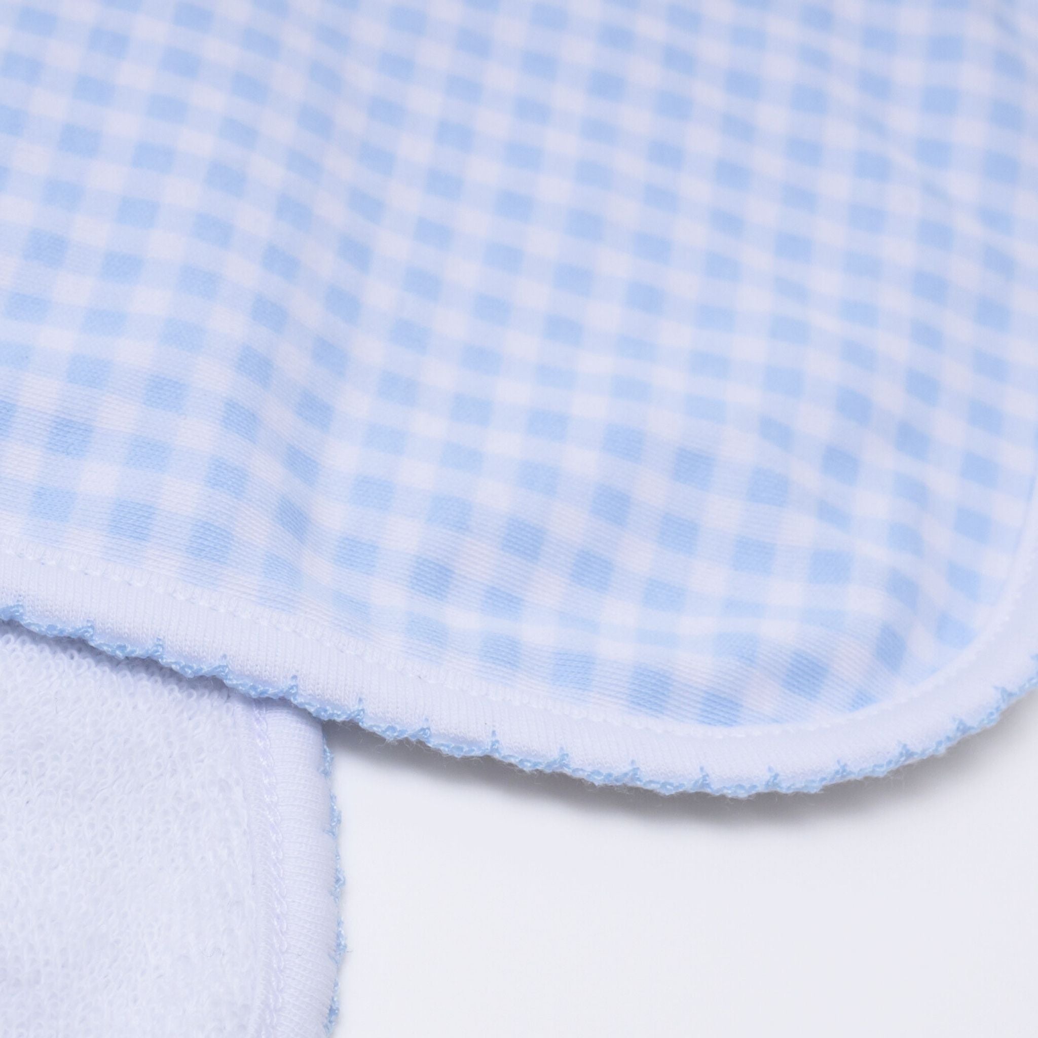 Mini Checks Burp Cloth - Blue - Magnolia BabyBurp Cloth