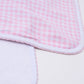 Mini Checks Burp Cloth - Pink - Magnolia BabyBurp Cloth