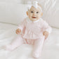 Mini Checks Collared Footie - Pink - Magnolia BabyFootie