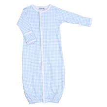  Mini Checks Converter - Blue - Magnolia BabyConverter Gown