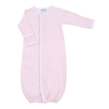  Mini Checks Converter - Pink - Magnolia BabyConverter Gown