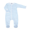 Mini Checks Footie - Blue - Magnolia BabyFootie