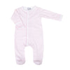 Mini Checks Footie - Pink - Magnolia BabyFootie