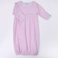 Mini Checks Gown - Pink - Magnolia BabyGown