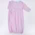 Mini Checks Gown - Pink - Magnolia BabyGown