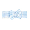 Mini Checks Headband - Blue - Magnolia BabyHeadband