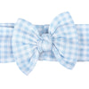 Mini Checks Headband - Blue - Magnolia BabyHeadband