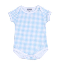  Mini Checks Lap Bodysuit - Blue - Magnolia BabyBodysuit