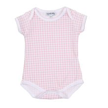  Mini Checks Lap Bodysuit - Pink - Magnolia BabyBodysuit