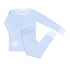 Mini Checks Long Pajamas - Blue - Magnolia BabyLong Pajamas