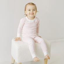  Mini Checks Long Pajamas - Pink - Magnolia BabyLong Pajamas