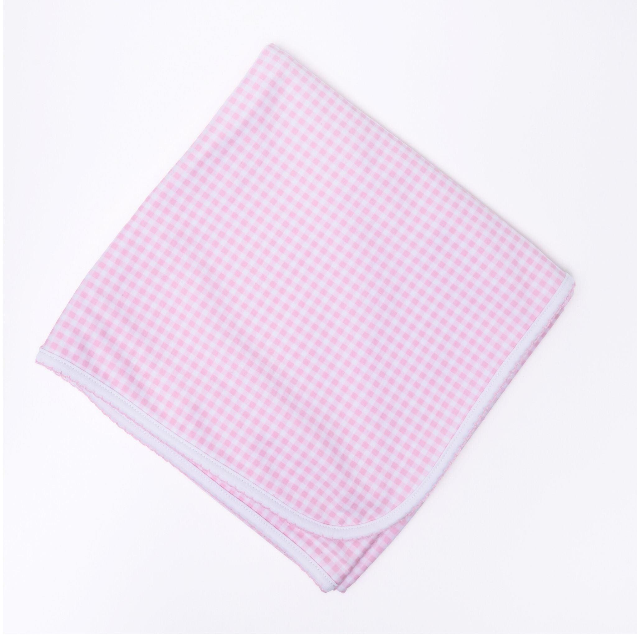 Mini Checks Receiving Blanket - Pink - Magnolia BabyReceiving Blanket