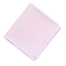  Mini Checks Receiving Blanket - Pink - Magnolia BabyReceiving Blanket