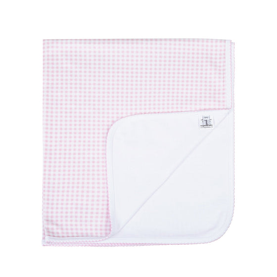 Mini Checks Receiving Blanket - Pink - Magnolia BabyReceiving Blanket