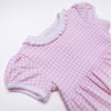 Mini Checks Short Sleeve Bubble - Pink - Magnolia BabyBubble