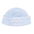 Mini Checks Smocked Hat - Blue - Magnolia BabyHat