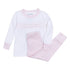 Mini Checks Smocked Long Pajama - Pink - Magnolia BabyLong Pajamas