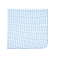  Mini Checks Swaddle Blanket - Blue - Magnolia BabySwaddle Blanket