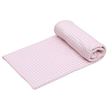  Mini Checks Swaddle Blanket - Pink - Magnolia BabySwaddle Blanket