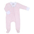 Mini Checks Zip Footie - Pink - Magnolia BabyFootie