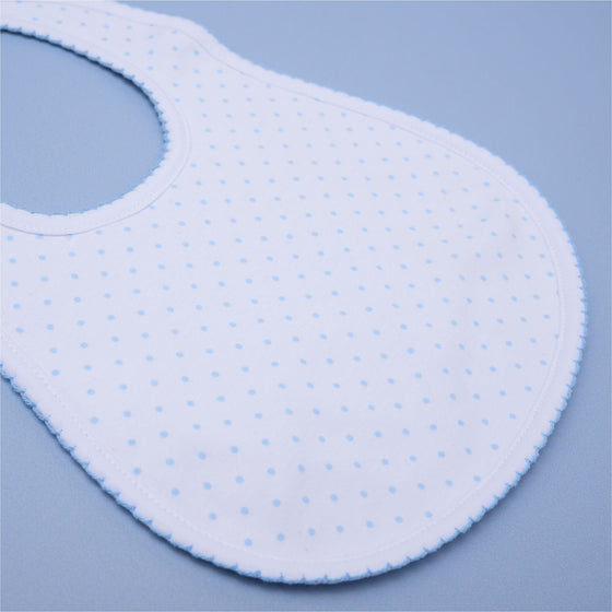 Mini Dots Bib - Blue - Magnolia BabyBib